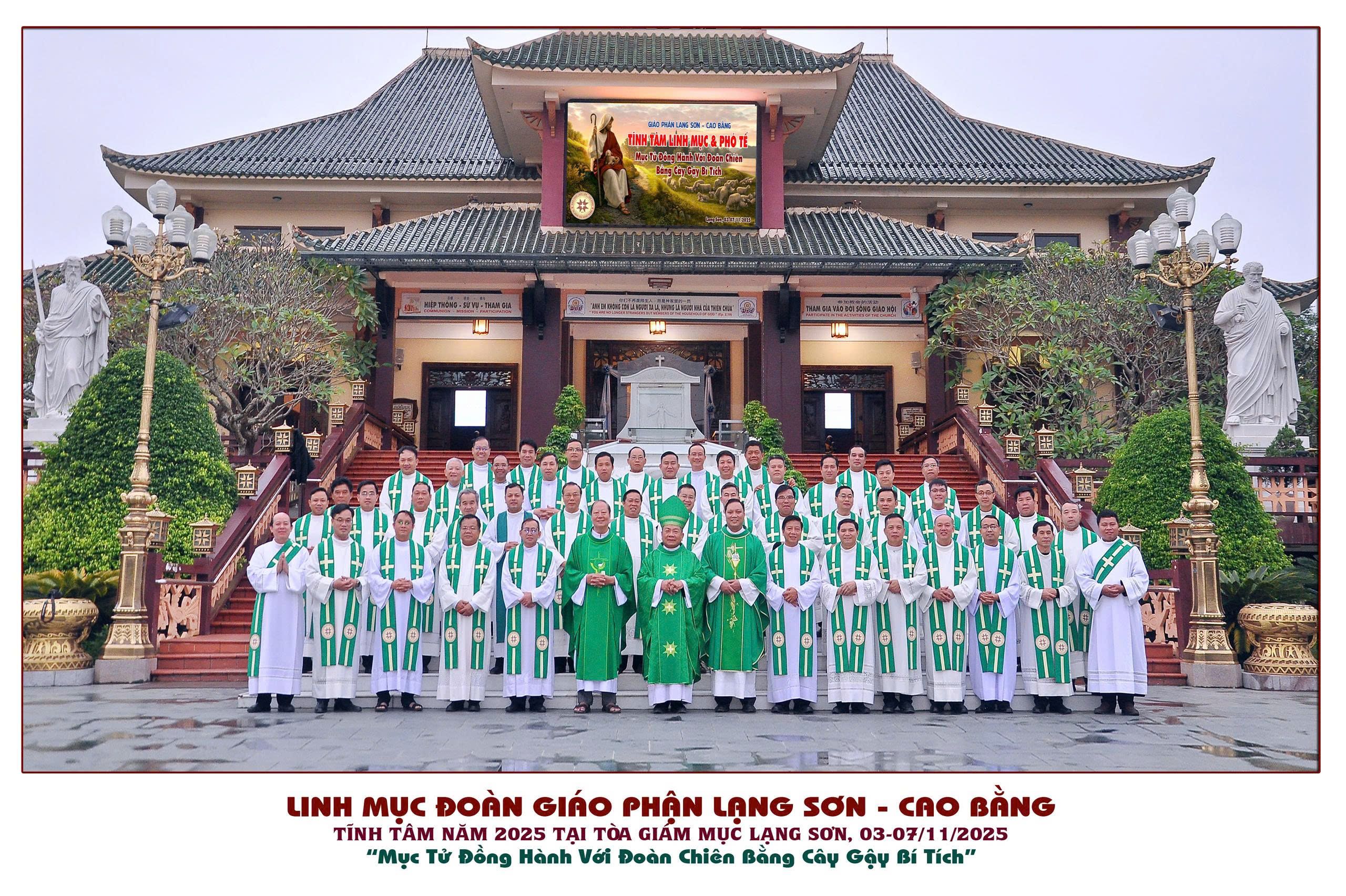 Gp. Lạng Sơn – Cao Bằng: Kết thúc Tĩnh tâm linh mục và phó tế năm 2025