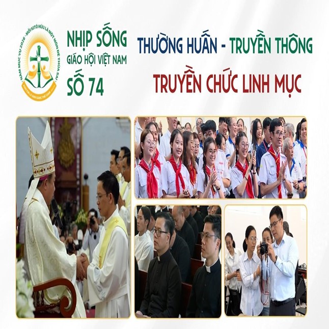 Thường huấn - Truyền thông - Truyền chức linh mục: Nhịp sống Giáo hội Việt Nam số 74 (12/5/2026 - 18/5/2026)