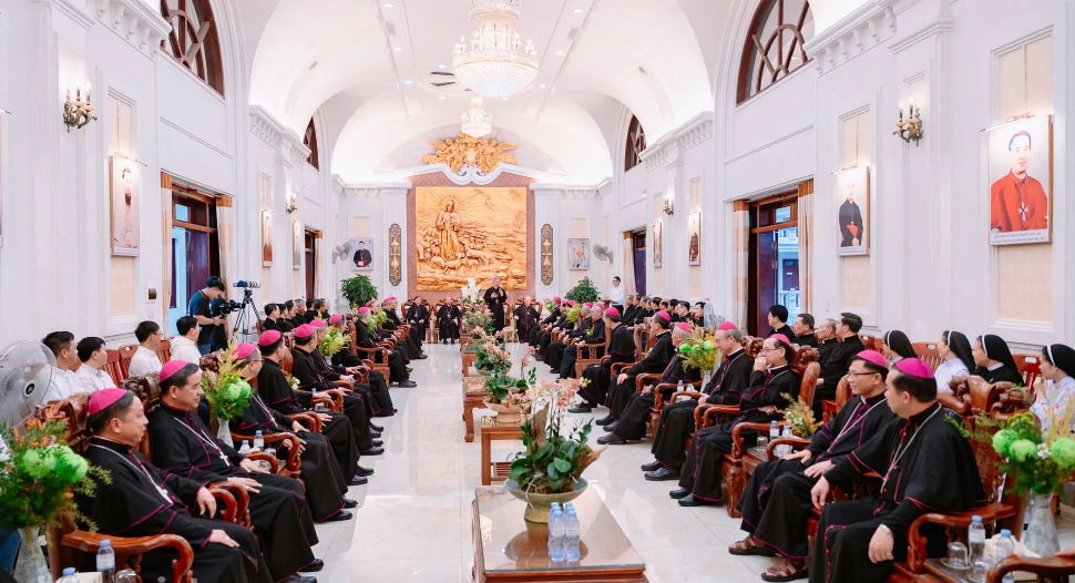 Các Đức Giám mục quy tụ về Toà giám mục Thái Bình, khởi đầu Hội nghị thường niên kỳ II năm 2026