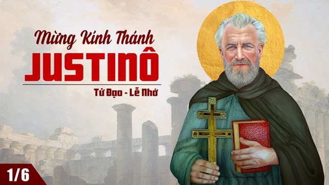 Ngày 01/6: Thánh Justinô, Tử đạo (khoảng năm 165)