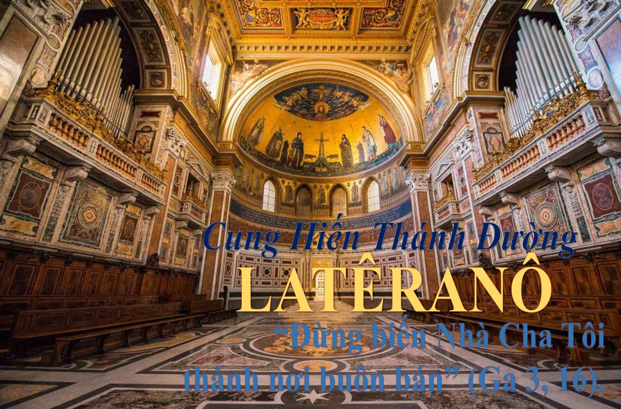 Ngày 09/11: Cung hiến Thánh Đường Latêranô