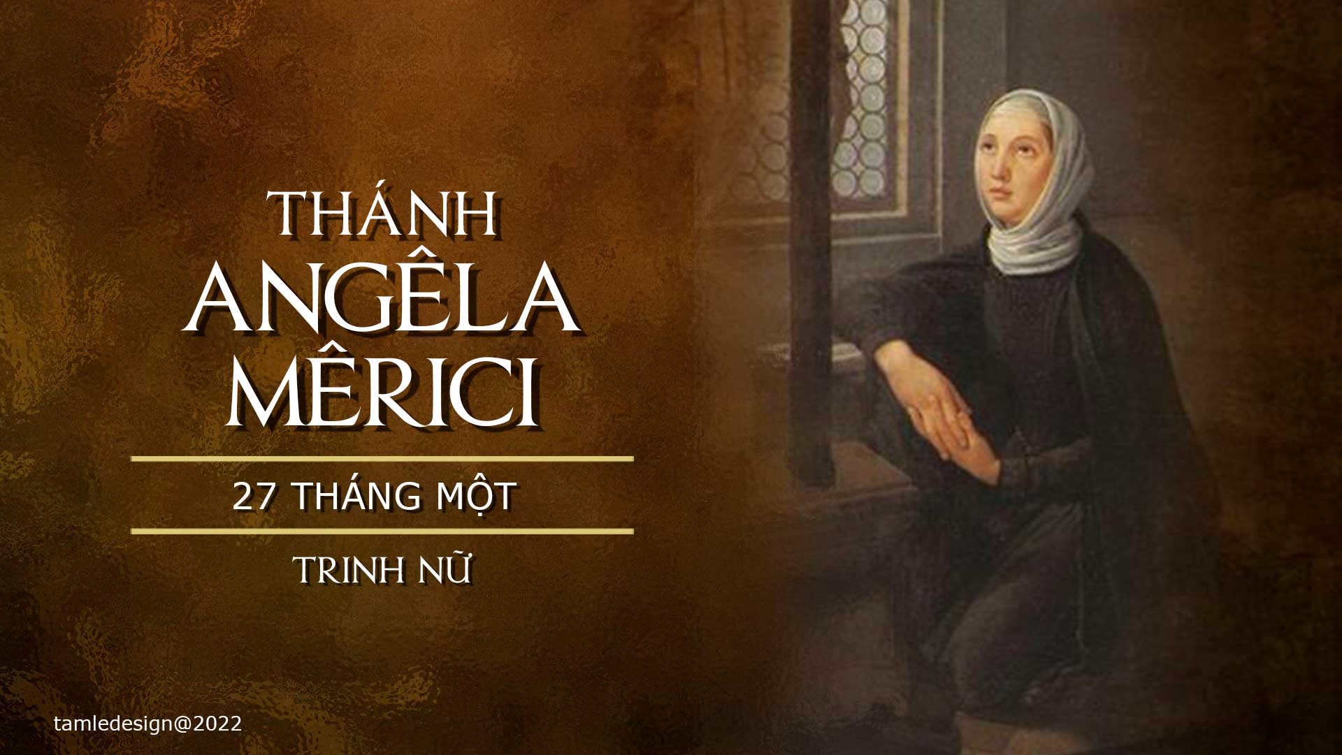 Ngày 27/01: Thánh Angela Merici, Trinh nữ