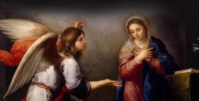 Lễ Truyền Tin: Thiên Thần truyền tin cho Đức Bà chịu thai