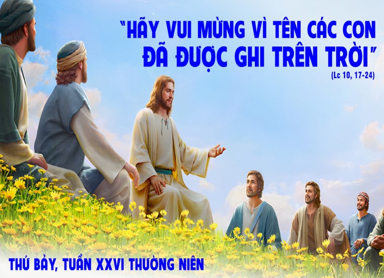 Thứ bảy, sau Chúa Nhật XXVI Tn: “Con xin ngợi khen Cha, vì những điều này được mặc khải cho những người bé mọn”