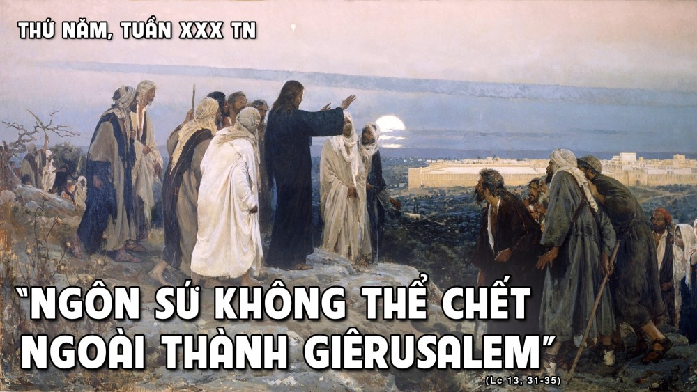 Thứ Năm tuần XXX Tn: “Chúc tụng Đấng ngự đến nhân danh Đức Chúa!”
