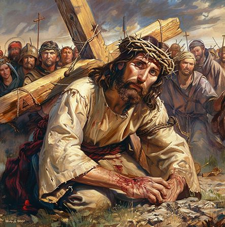 Suy niệm đàng Thánh Giá: Chặng thứ ba – Chúa Giêsu ngã xuống đất lần thứ nhất