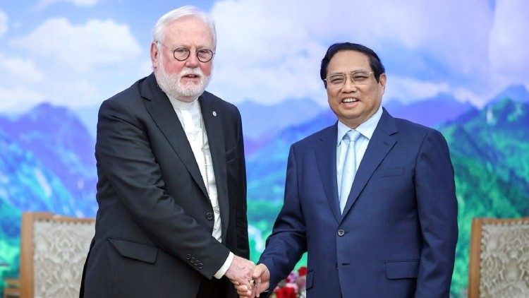 Ngoại trưởng Tòa Thánh gặp Thủ tướng Việt Nam tại Hà Nội