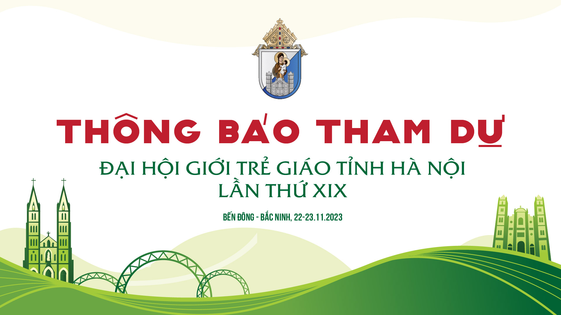 Thông báo Tham dự Đại hội giới trẻ giáo tỉnh Hà Nội