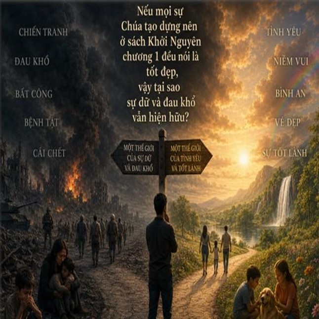 Nếu Thiên Chúa là Đấng tuyệt đối tốt lành, và nếu công trình tạo dựng ban đầu là tốt đẹp, thì tại sao sự dữ lại tồn tại?