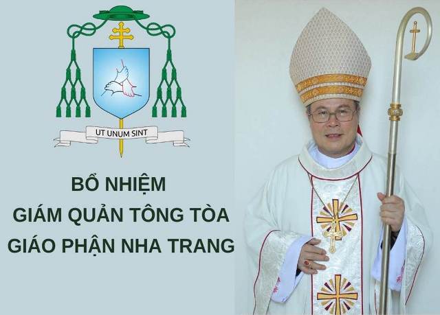 Bổ nhiệm Giám quản Tông tòa Giáo phận Nha Trang