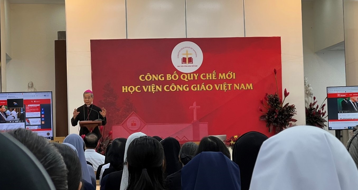 Nghi thức công bố Quy chế mới của Học viện Công Giáo Việt Nam