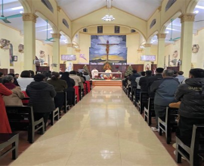 Giáo xứ Lộc Bình: Đức Giám mục Giáo phận viếng thăm  và dâng Lễ dịp Noel 2023
