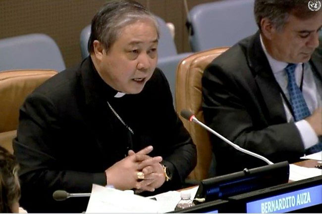 Đại diện Tòa Thánh tại Liên Hợp Quốc kêu gọi xóa bỏ nghèo đói