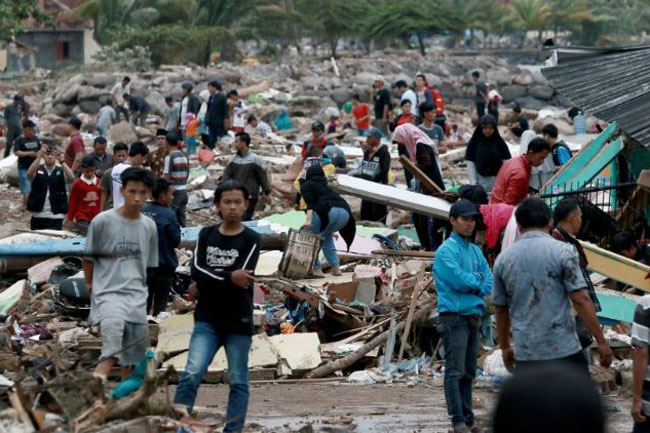 ĐTC Phanxicô liên đới với các nạn nhân sóng thần ở Indonesia