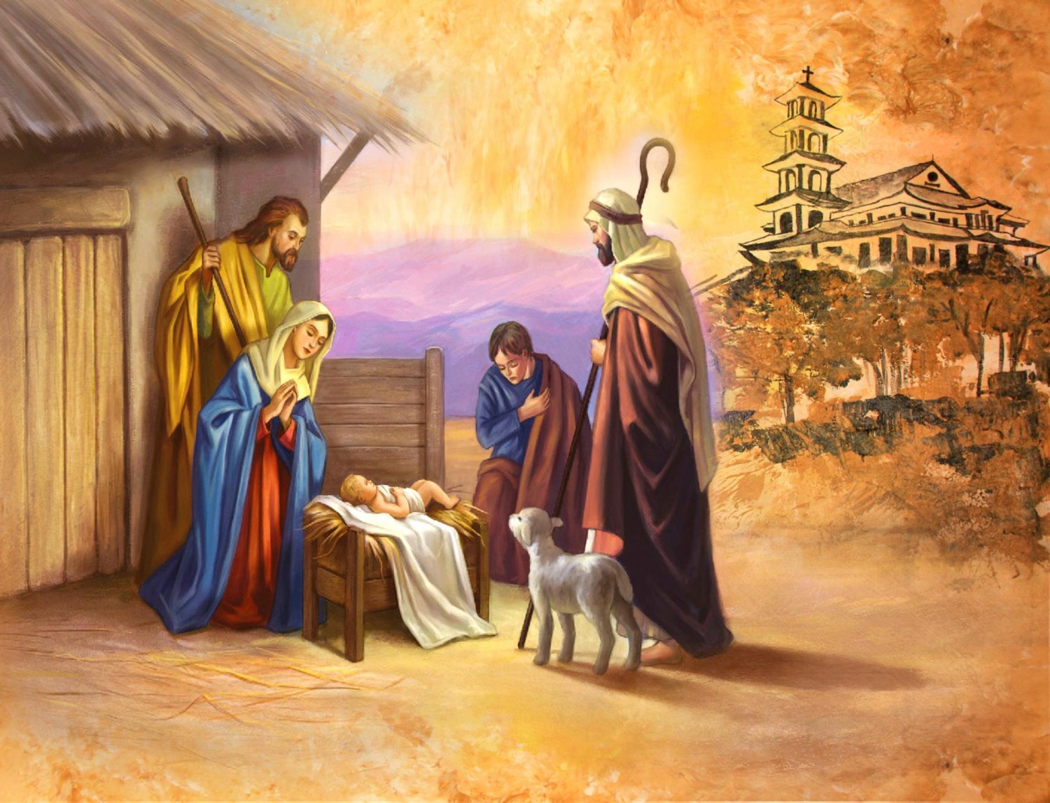 Thiệp chúc mừng Lễ Giáng Sinh và Năm mới của Đức Giám mục Giáo phận