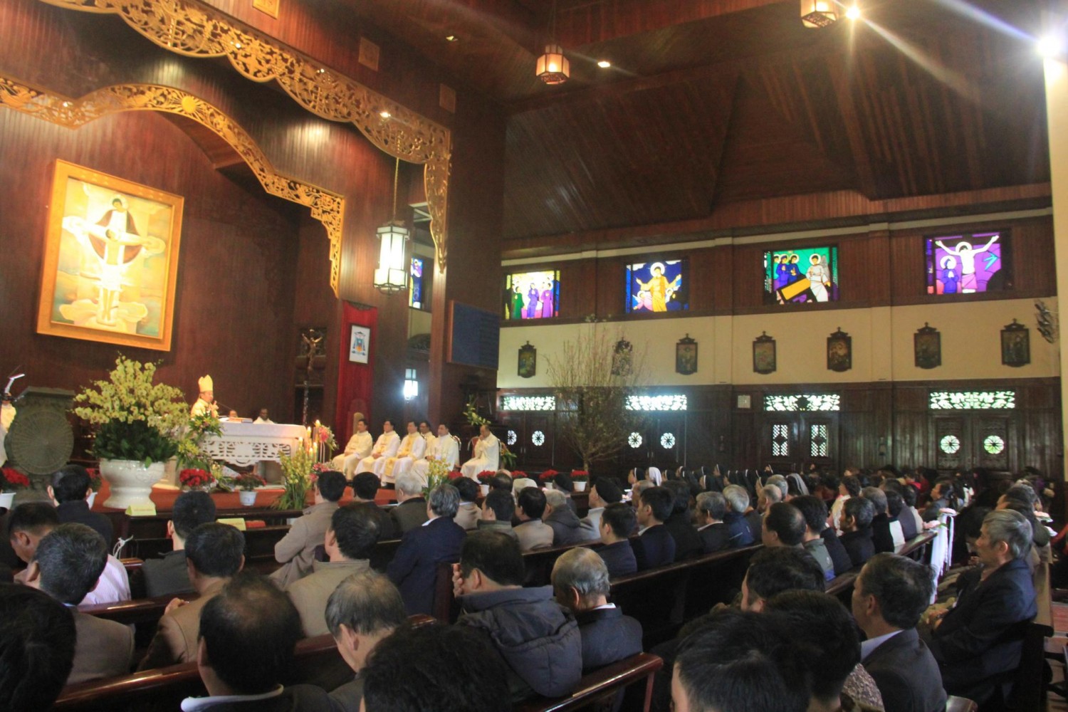 Thánh lễ tạ ơn Ngọc khánh Hôn phối và mừng Cha Giuse Chung bình phục sau trọng bệnh.