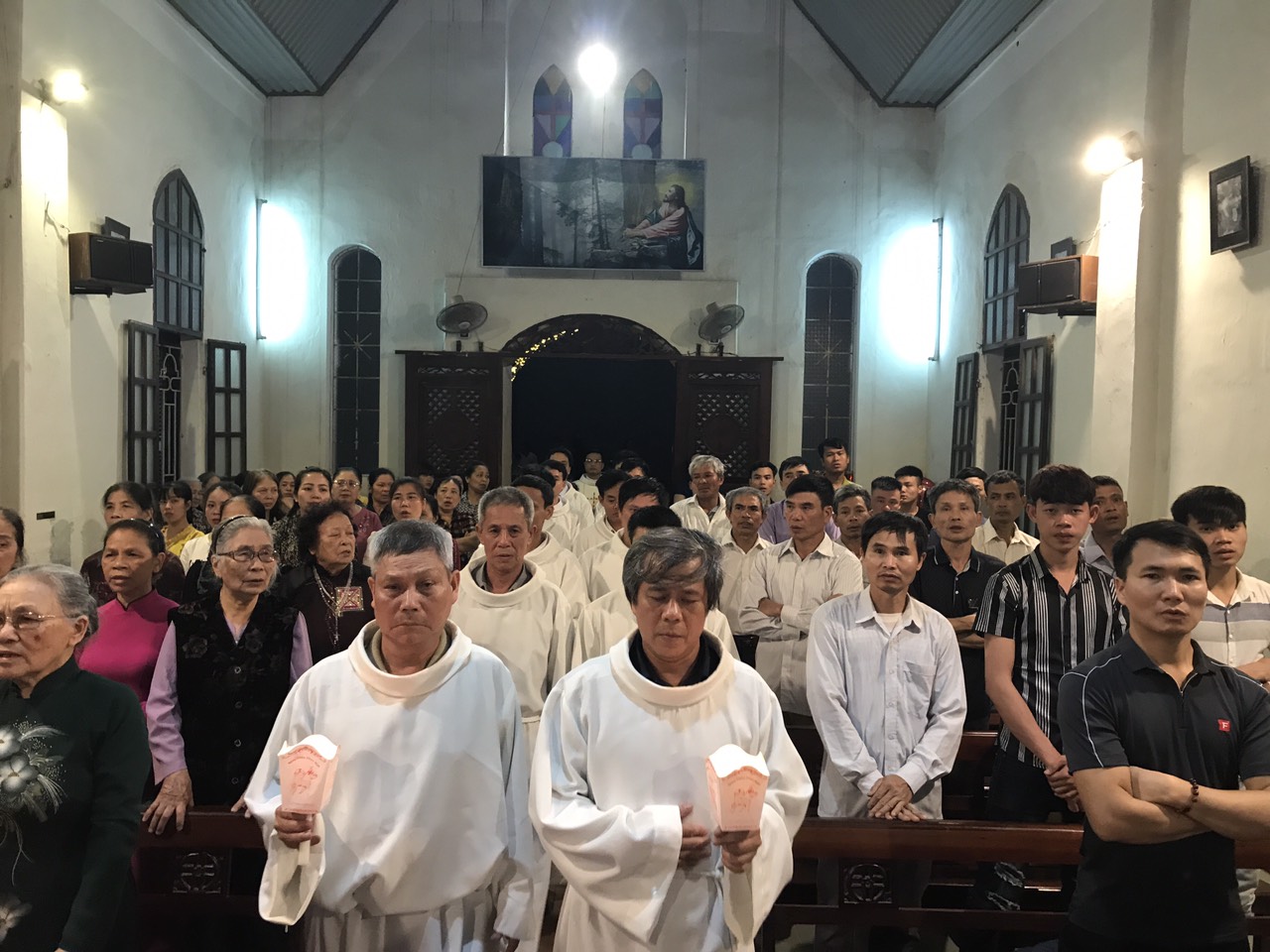 Thánh lễ Tiệc Ly tại Giáo xứ Ngạn Sơn 18-4-2019