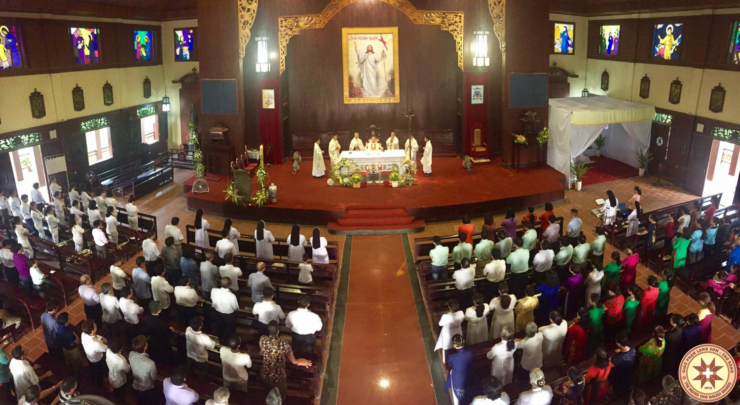Thánh lễ trọng mừng Chúa Phục Sinh tại Nhà thờ Chính Tòa Lạng Sơn