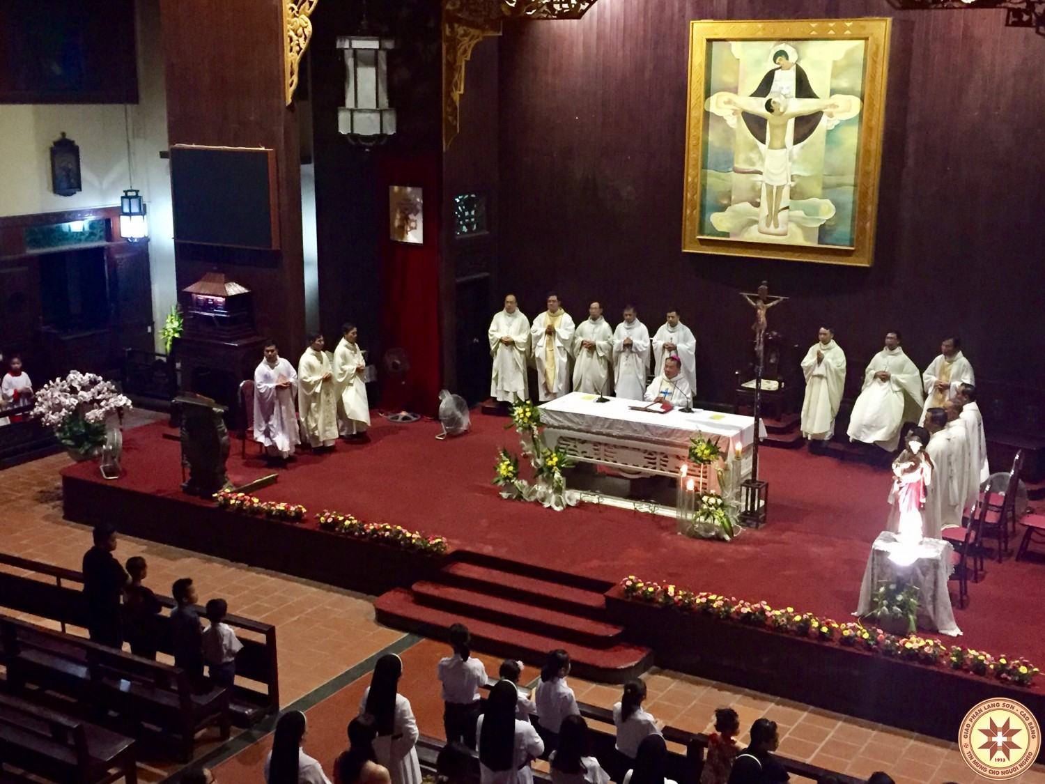 Thánh lễ mừng kính Đức Maria Mẹ Giáo Hội tại Nhà thờ Chính Toà Lạng Sơn