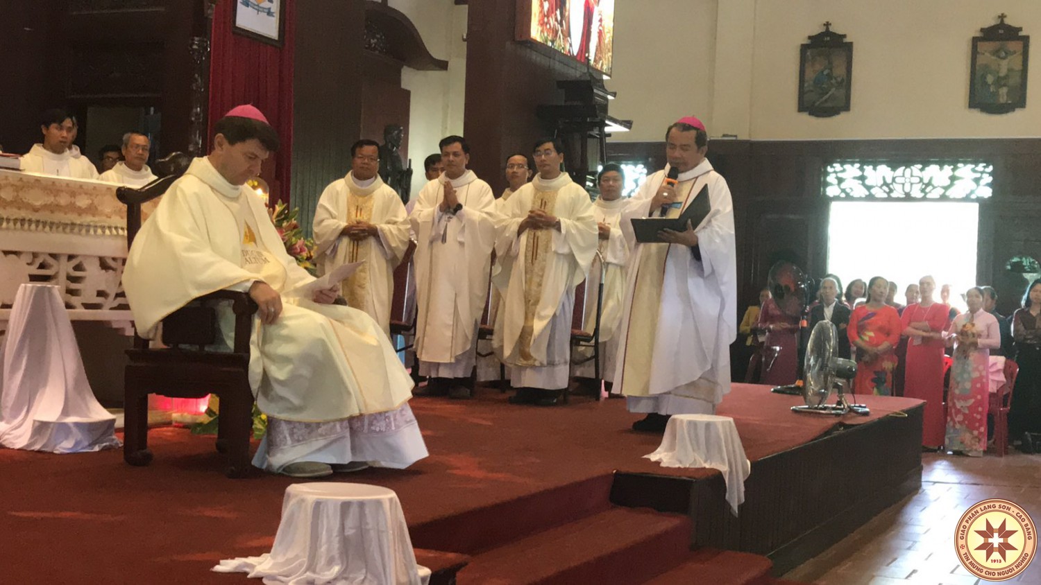 Lời chào mừng Đức TGM Đại diện Tòa Thánh của Đức cha Giuse Châu Ngọc Tri