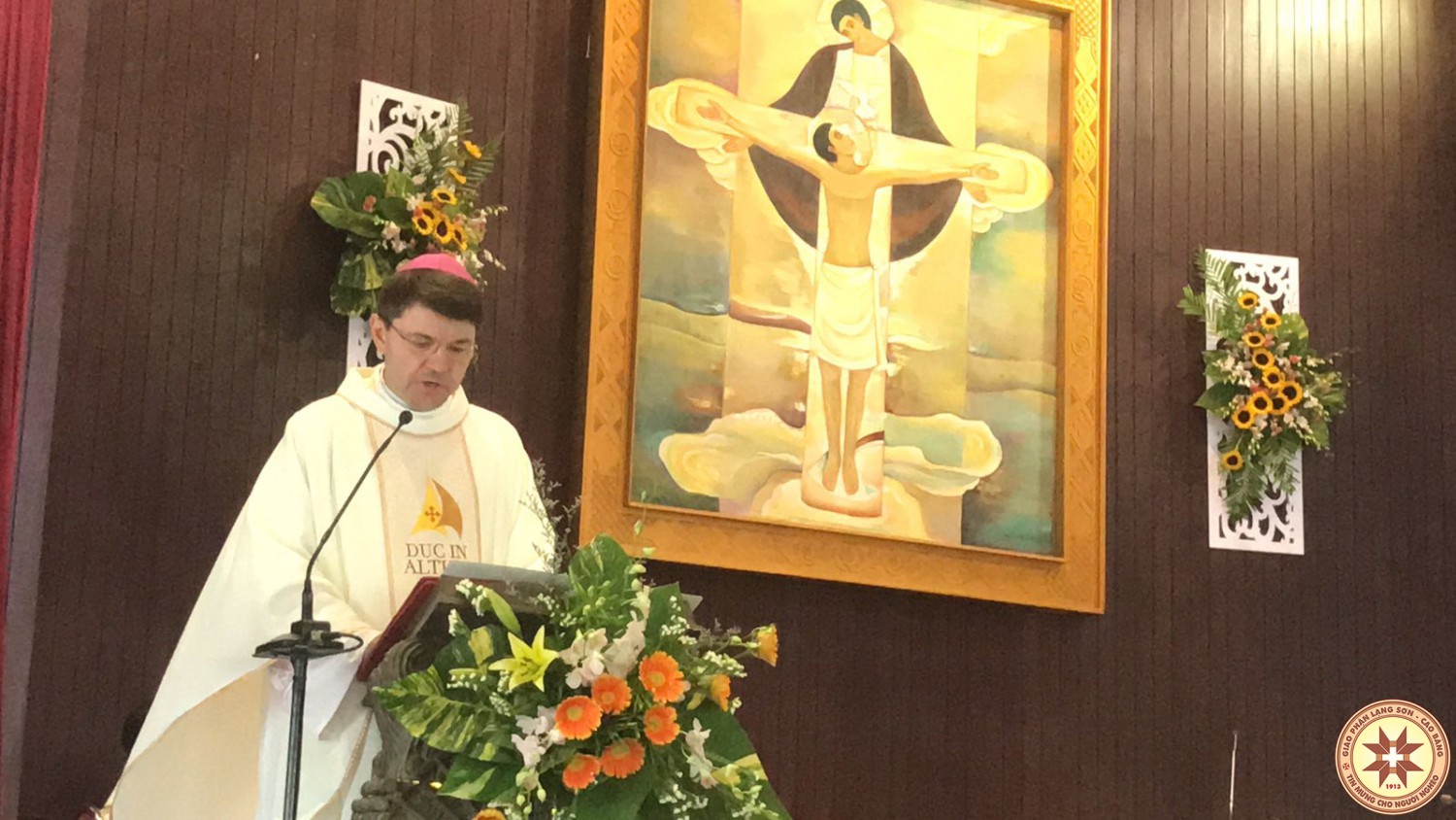 Bài giảng của ĐTGM.Marek Zalewski tại  Nhà thờ Chính Tòa Lạng Sơn