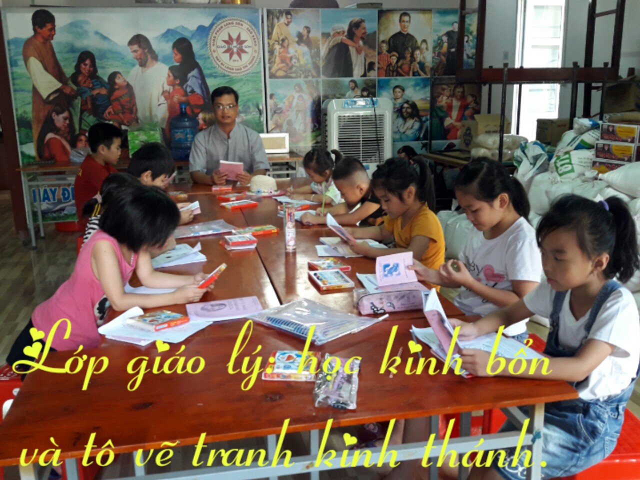 Giáo xứ Ngạn Sơn tổ chức chương trình sinh hoạt Thiếu nhi mùa Hè 2020